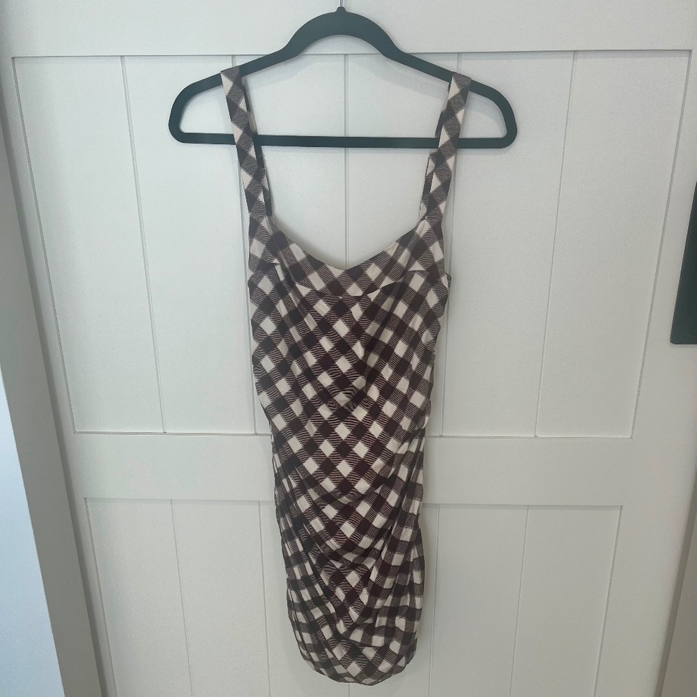 NWT Urban Outfitters Claira Ruched Bodycon Dress Size Medium